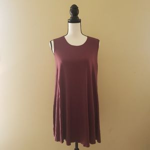Brandy Melville Maroon Dress One Size